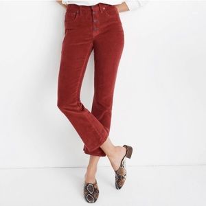 Madewell Cali Demi Boot Corduroys